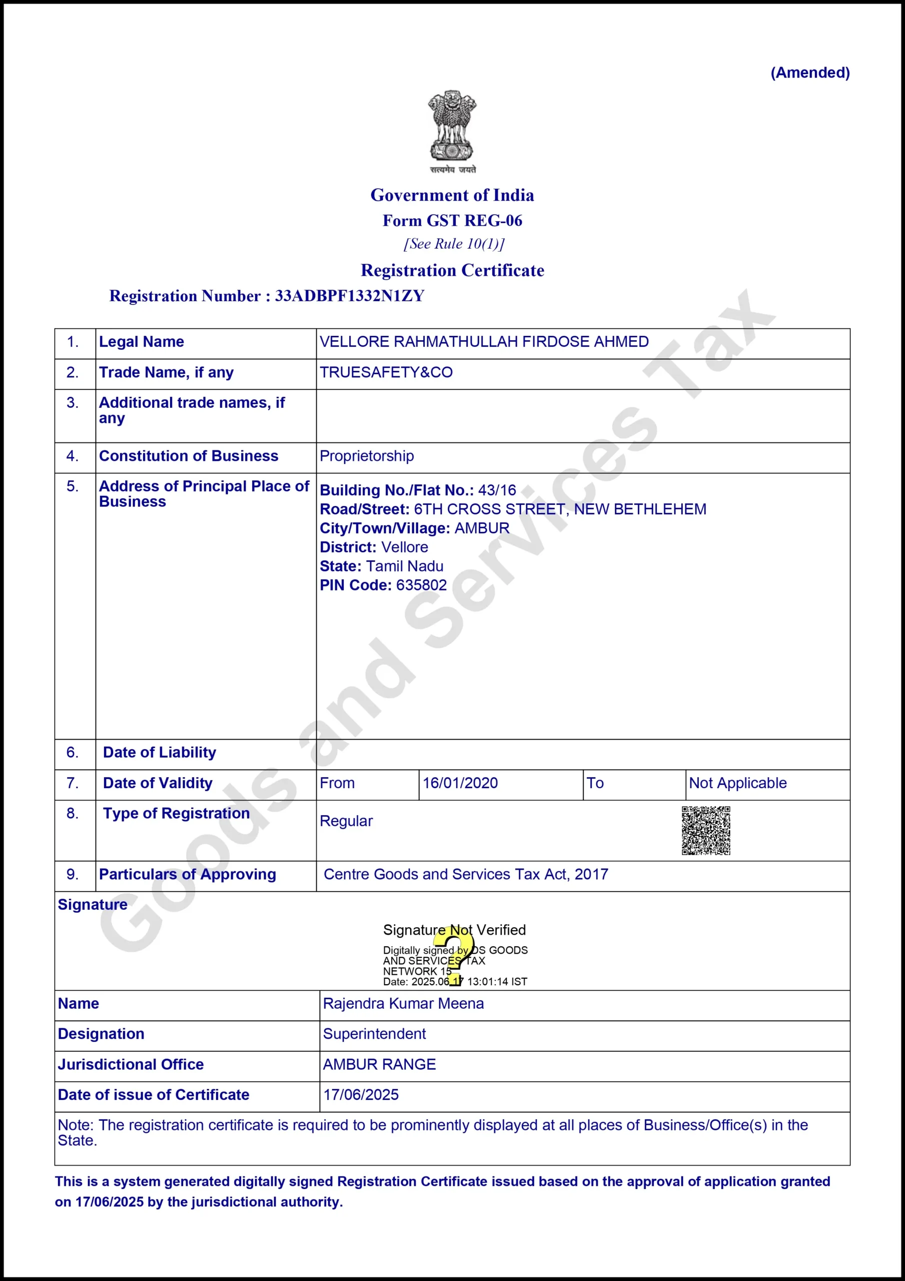 True safety New GST Copy